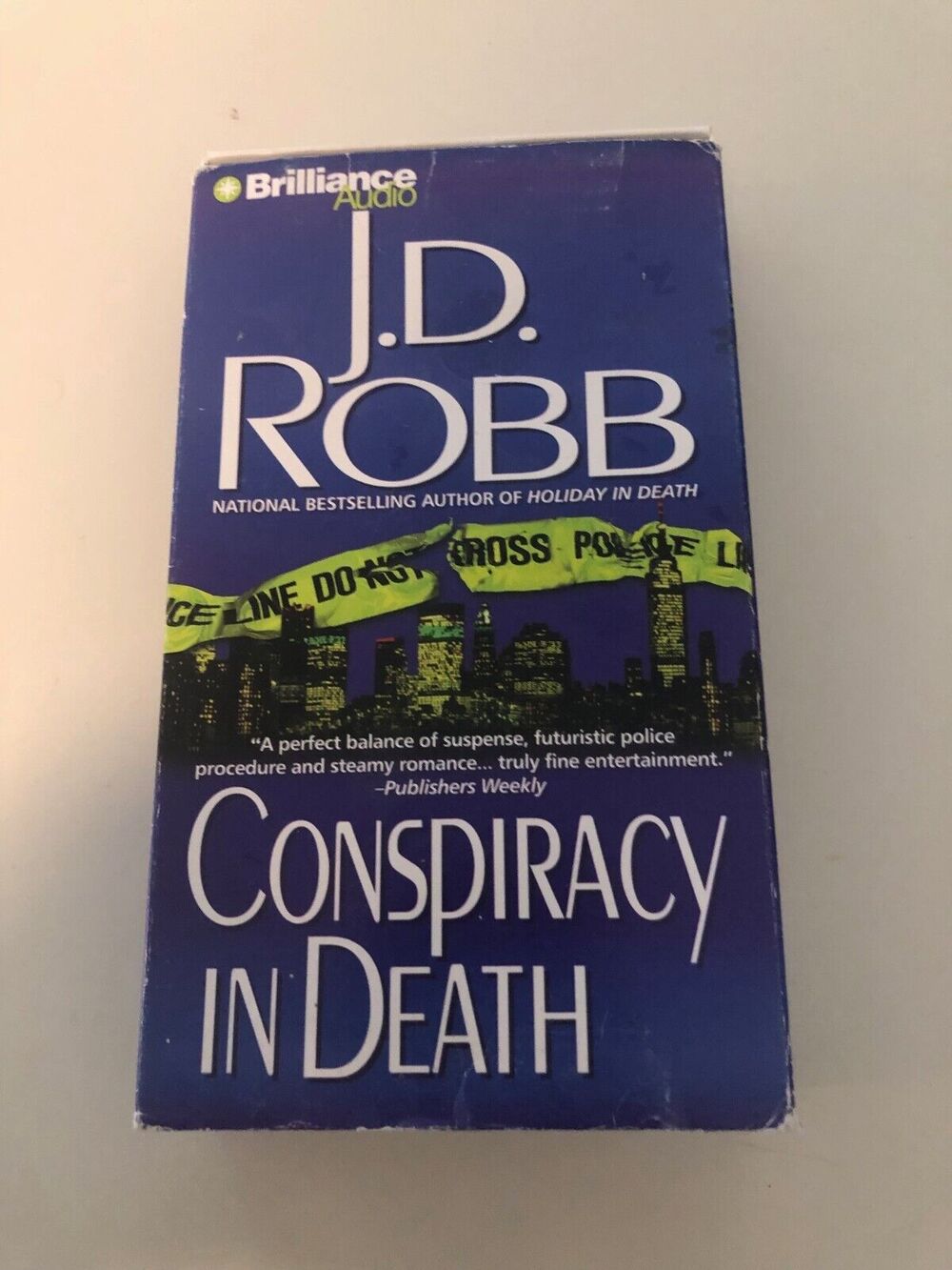 Conspiracy in Death by J.D.‎ Robb Audiobook 4 Cassette 2002